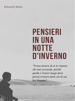 cover image of Pensieri in una notte d'inverno